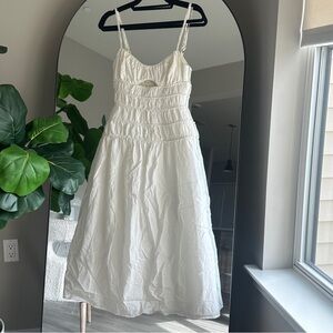 Posse Ruched Midi Dress